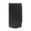 PC-korpus KRUX Astro Cube Must — kuubikkorpus, toetab micro ATX/mini‑ITX, 1×3,5-tolline + 2×2,5-tollised pesad, külgaken, max PSU 28 cm, max jahuti kõrgus 136 mm