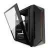 PC-korpus KRUX Astro Cube Must — kuubikkorpus, toetab micro ATX/mini‑ITX, 1×3,5-tolline + 2×2,5-tollised pesad, külgaken, max PSU 28 cm, max jahuti kõrgus 136 mm