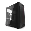 PC-korpus KRUX Astro Cube Must — kuubikkorpus, toetab micro ATX/mini‑ITX, 1×3,5-tolline + 2×2,5-tollised pesad, külgaken, max PSU 28 cm, max jahuti kõrgus 136 mm