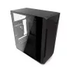 PC-korpus KRUX Astro Cube Must — kuubikkorpus, toetab micro ATX/mini‑ITX, 1×3,5-tolline + 2×2,5-tollised pesad, külgaken, max PSU 28 cm, max jahuti kõrgus 136 mm