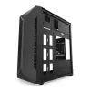 PC-korpus KRUX Astro Cube Must — kuubikkorpus, toetab micro ATX/mini‑ITX, 1×3,5-tolline + 2×2,5-tollised pesad, külgaken, max PSU 28 cm, max jahuti kõrgus 136 mm