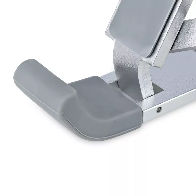 StarTech.com Kokkupandav sülearvuti tõstukalus, kaasaskantav kõrgusreguleeritav ergonoomiline sülearvutialus, ventileeritav alumiiniumraam toetab kuni 10 kg, kallutatav/tõstetav/nurgaga sülearvuti/tahvelarvuti alus, kokkupandav disain