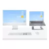 StarTech.com sülearvuti alus lauale, toetab 5kg/11lb, alumiinium, hõbedane, ergonoomiline sülearvuti tõstuk, kaasaskantav sülearvuti hoidik, arvutialus Macbook Air/Pro, Dell XPS, Lenovo jaoks