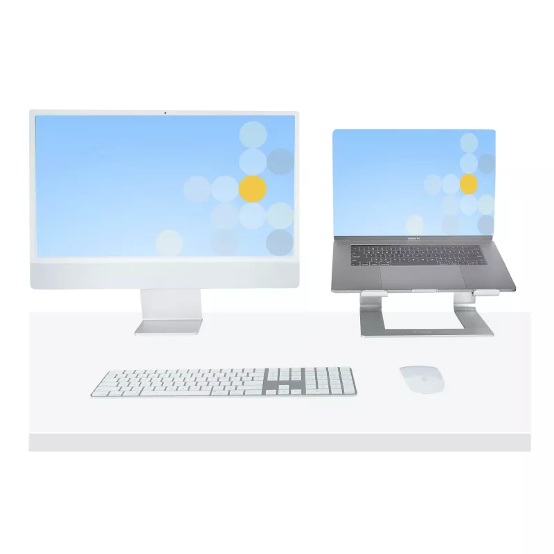 StarTech.com sülearvuti alus lauale, toetab 5kg/11lb, alumiinium, hõbedane, ergonoomiline sülearvuti tõstuk, kaasaskantav sülearvuti hoidik, arvutialus Macbook Air/Pro, Dell XPS, Lenovo jaoks