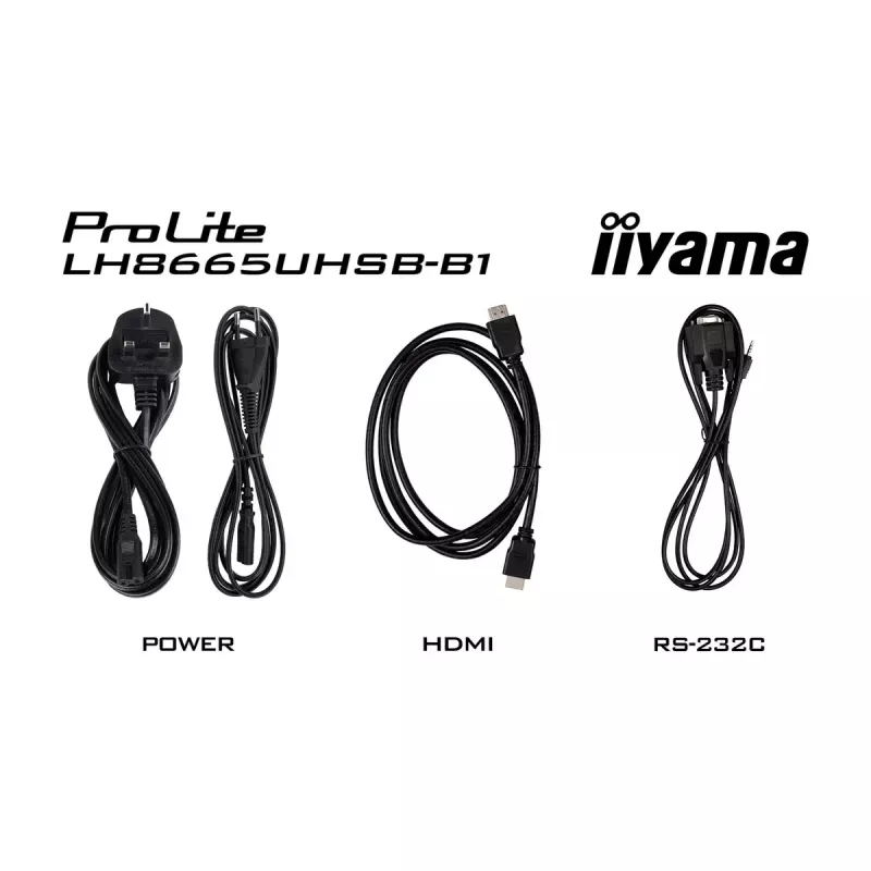 iiyama LH8665UHSB-B1 Signage-ekraan kioskikujundusega 2.18 m (86 tolli) LED Wi-Fi 800 cd/m² 4K Ultra HD must sisseehitatud protsessoriga Android 11 24/7