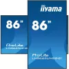 iiyama LH8665UHSB-B1 Signage-ekraan kioskikujundusega 2.18 m (86 tolli) LED Wi-Fi 800 cd/m² 4K Ultra HD must sisseehitatud protsessoriga Android 11 24/7