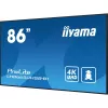 iiyama LH8665UHSB-B1 Signage-ekraan kioskikujundusega 2.18 m (86 tolli) LED Wi-Fi 800 cd/m² 4K Ultra HD must sisseehitatud protsessoriga Android 11 24/7