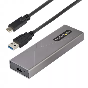 StarTech.com USB-C 10Gbps – M.2 NVMe või M.2 SATA SSD korpus – tööriistavaba väline M.2 PCIe/SATA NGFF SSD alumiiniumkorpus – USB USB-C ja A hostikaablid – toetab 2230/2242/2260/2280