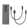 StarTech.com USB-C 10Gbps – M.2 NVMe või M.2 SATA SSD korpus – tööriistavaba väline M.2 PCIe/SATA NGFF SSD alumiiniumkorpus – USB USB-C ja A hostikaablid – toetab 2230/2242/2260/2280