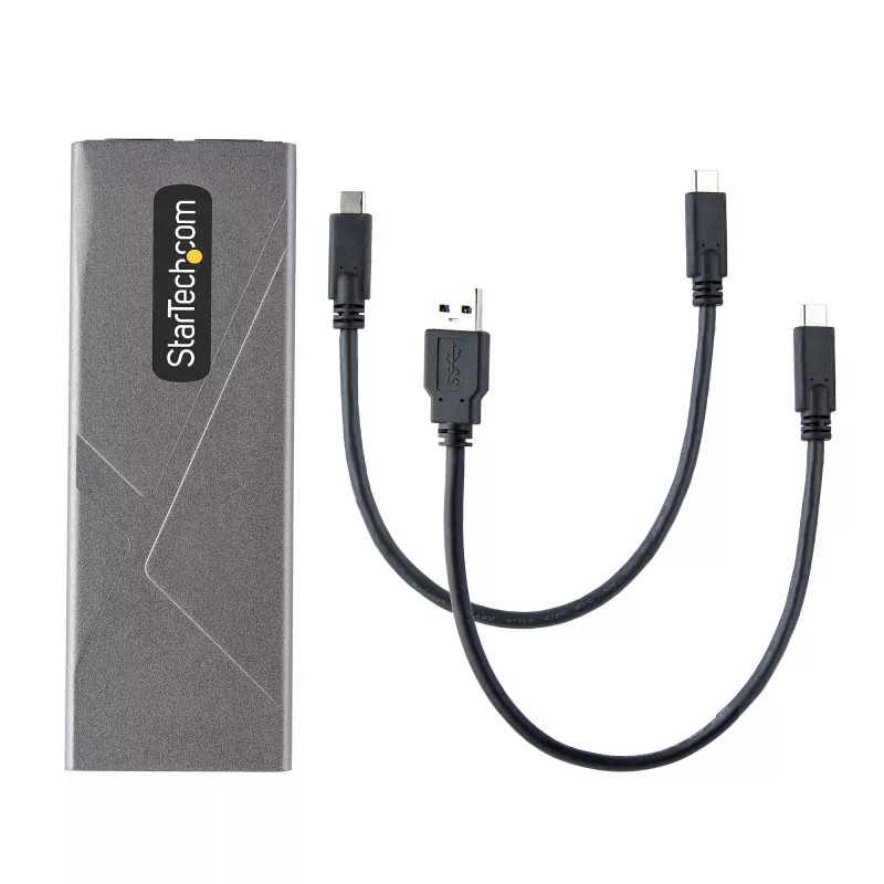 StarTech.com USB-C 10Gbps – M.2 NVMe või M.2 SATA SSD korpus – tööriistavaba väline M.2 PCIe/SATA NGFF SSD alumiiniumkorpus – USB USB-C ja A hostikaablid – toetab 2230/2242/2260/2280