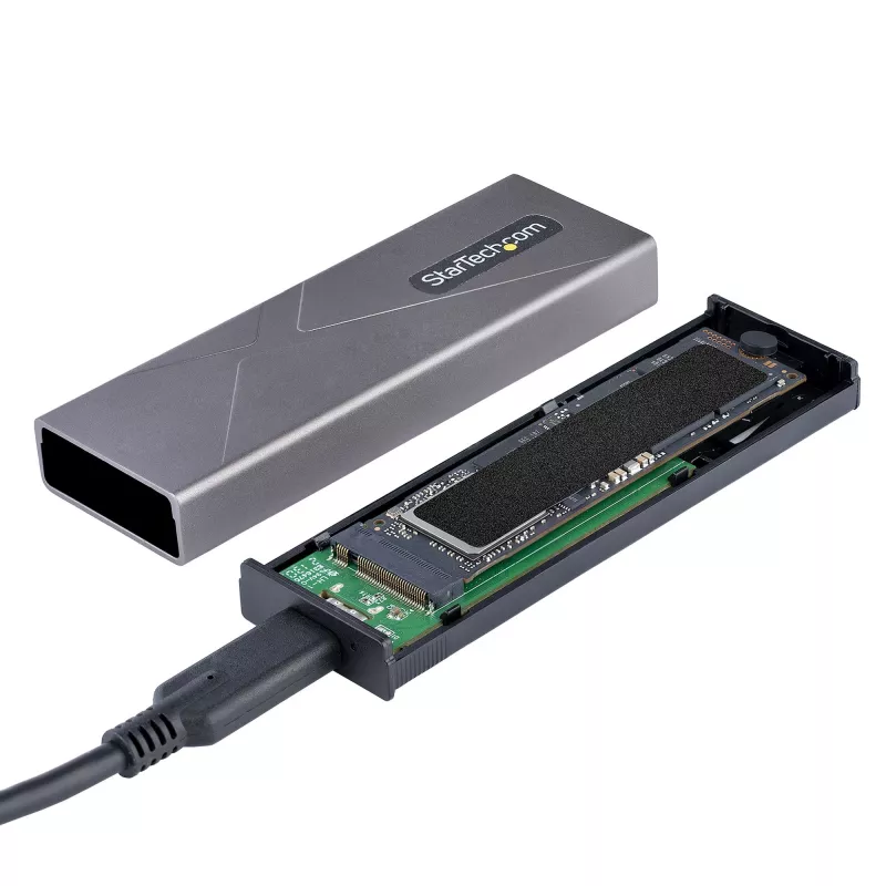 StarTech.com USB-C 10Gbps – M.2 NVMe või M.2 SATA SSD korpus – tööriistavaba väline M.2 PCIe/SATA NGFF SSD alumiiniumkorpus – USB USB-C ja A hostikaablid – toetab 2230/2242/2260/2280