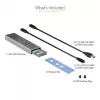 StarTech.com USB-C 10Gbps – M.2 NVMe või M.2 SATA SSD korpus – tööriistavaba väline M.2 PCIe/SATA NGFF SSD alumiiniumkorpus – USB USB-C ja A hostikaablid – toetab 2230/2242/2260/2280