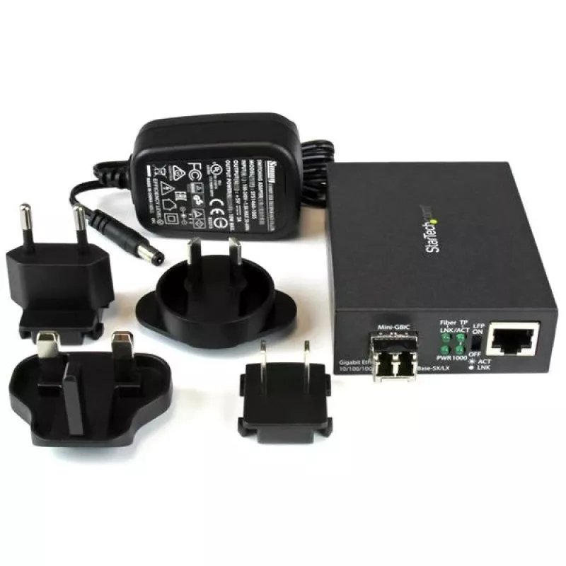 StarTech.com Gigabit Ethernet kiudmeediumimuundur - kompaktne - 850nm MM LC - 550m