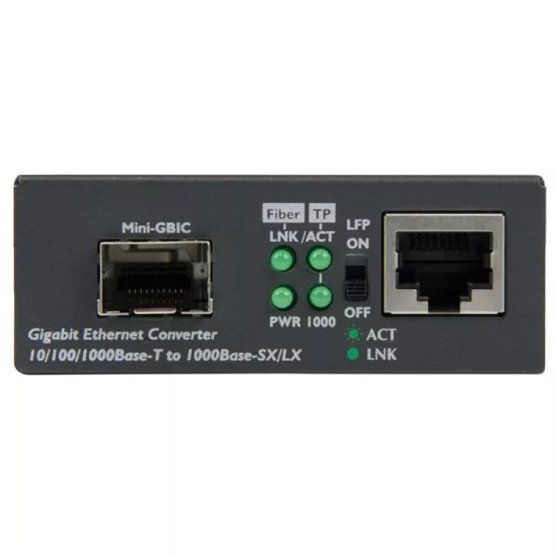 StarTech.com Gigabit Ethernet fiibermeediumimuundur avatud SFP-pesaga