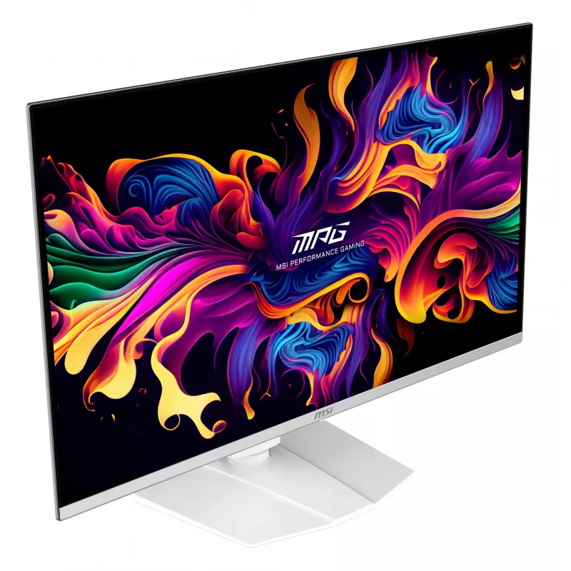 MSI MPG 321URXW QD-OLED arvutimonitor 80 cm (31,5 tolli) 3840 x 2160 pikslit 4K Ultra HD Valge