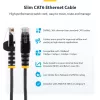 StarTech.com 2 m CAT6-kaabel – õhuke – takerdumisvastaste RJ45-pistikutega – must