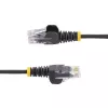 StarTech.com 3 m CAT6 kaabel – õhuke – konksuvabade RJ45-pistikutega – must