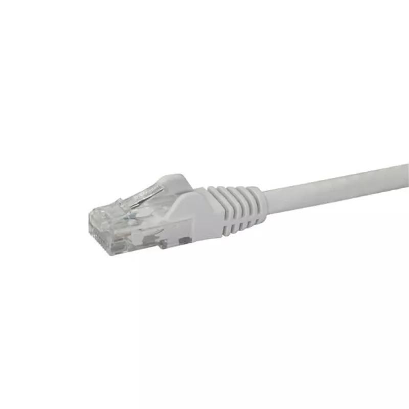 StarTech.com 10m CAT6 Etherneti kaabel – Valge CAT 6 Gigabitine Etherneti juhe – 250 MHz 100W PoE RJ45 UTP võrgu-/paigaldusjuhe takerdumisvastase ja tõmbetugevdusega, individuaalselt testitud
