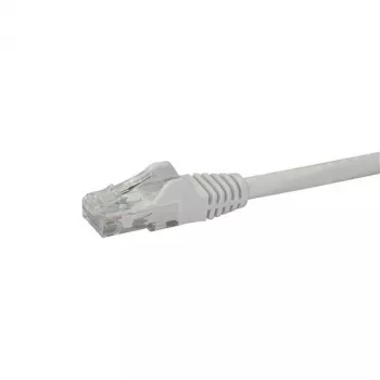 StarTech.com 1m CAT6 Etherneti kaabel - Valge CAT 6 Gigabit Etherneti juhe -250MHz 100W PoE RJ45 UTP võrgu-/patch-juhe haakumisvaba, tõmbetõkestusega, individuaalselt testitud