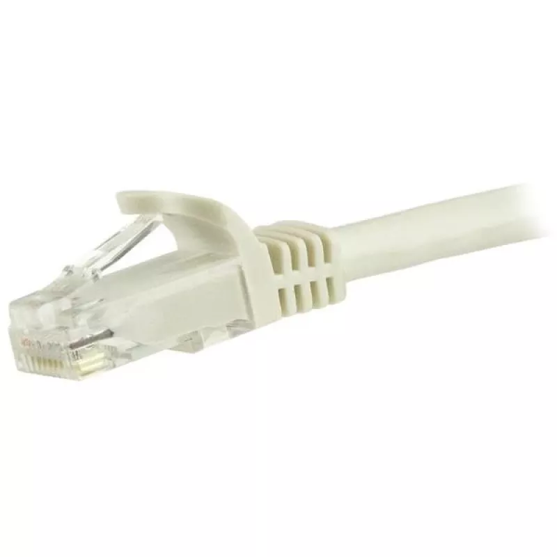 StarTech.com 3m CAT6 Etherneti kaabel - valge CAT 6 Gigabit Etherneti juhe - 250MHz 100W PoE RJ45 UTP võrgu-/parandusjuhe takerdumisvastase kaitse ja tõmbetugevdusega, individuaalselt testitud