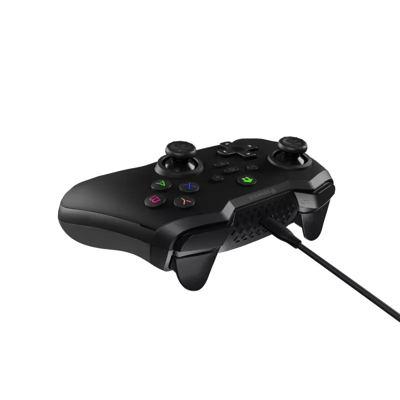 GENESIS Mangan 300 Must USB mängupult Analoog / Digitaalne Android, Nintendo Switch, PC