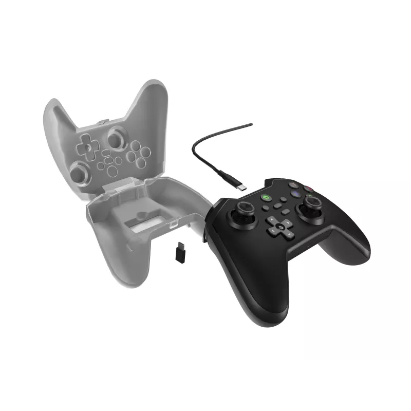 GENESIS Mangan 300 Must USB mängupult Analoog / Digitaalne Android, Nintendo Switch, PC