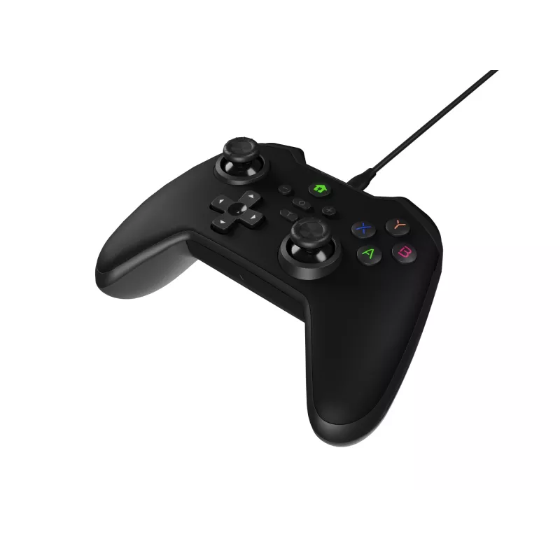 GENESIS Mangan 300 Must USB mängupult Analoog / Digitaalne Android, Nintendo Switch, PC