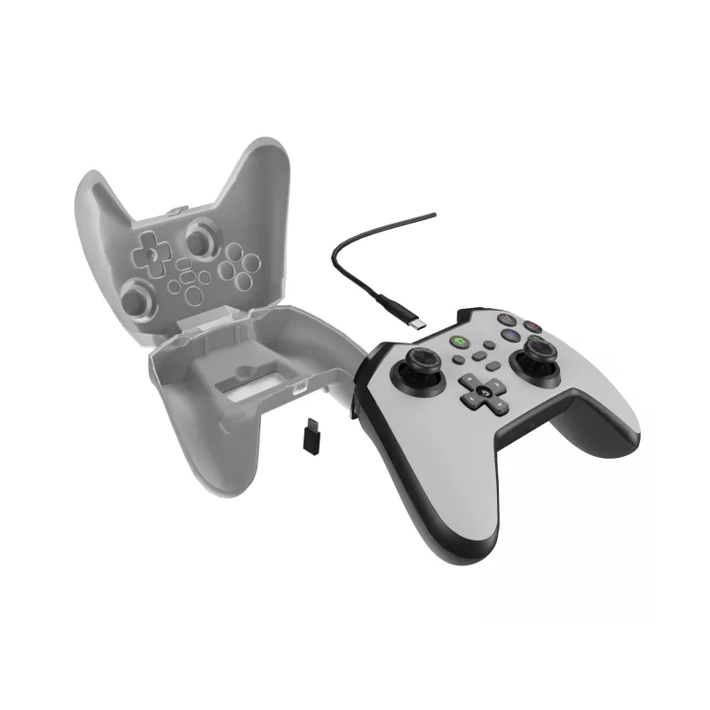 GENESIS Mangan 300 valge USB-mängupult analoog/digitaalne Android, Nintendo Switch, PC