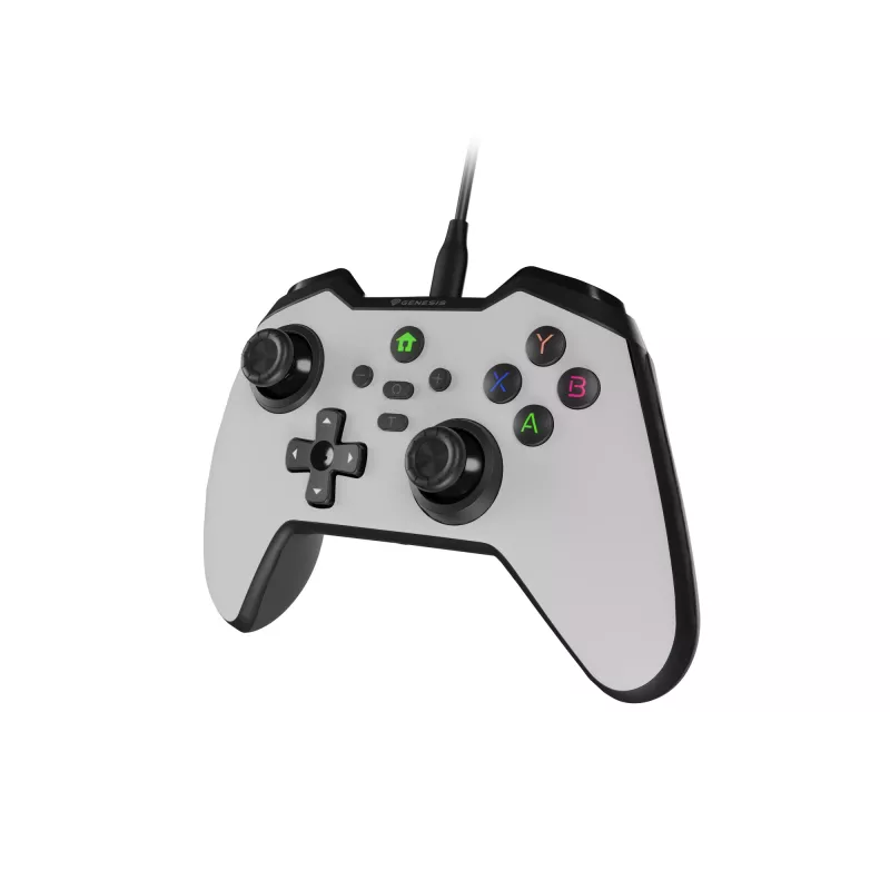 GENESIS Mangan 300 valge USB-mängupult analoog/digitaalne Android, Nintendo Switch, PC