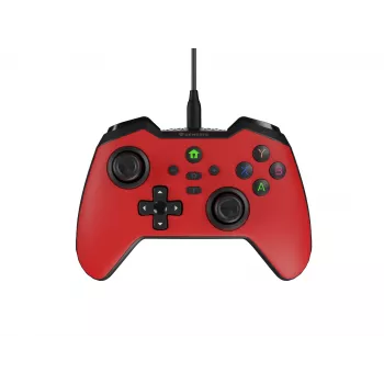 GENESIS Mangan 300 Punane USB mängupult Analoog/Digitaal Android, Nintendo Switch, PC