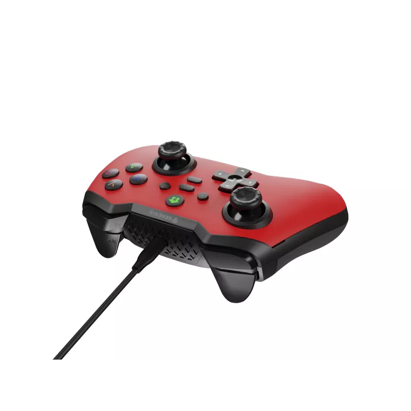 GENESIS Mangan 300 Punane USB mängupult Analoog/Digitaal Android, Nintendo Switch, PC