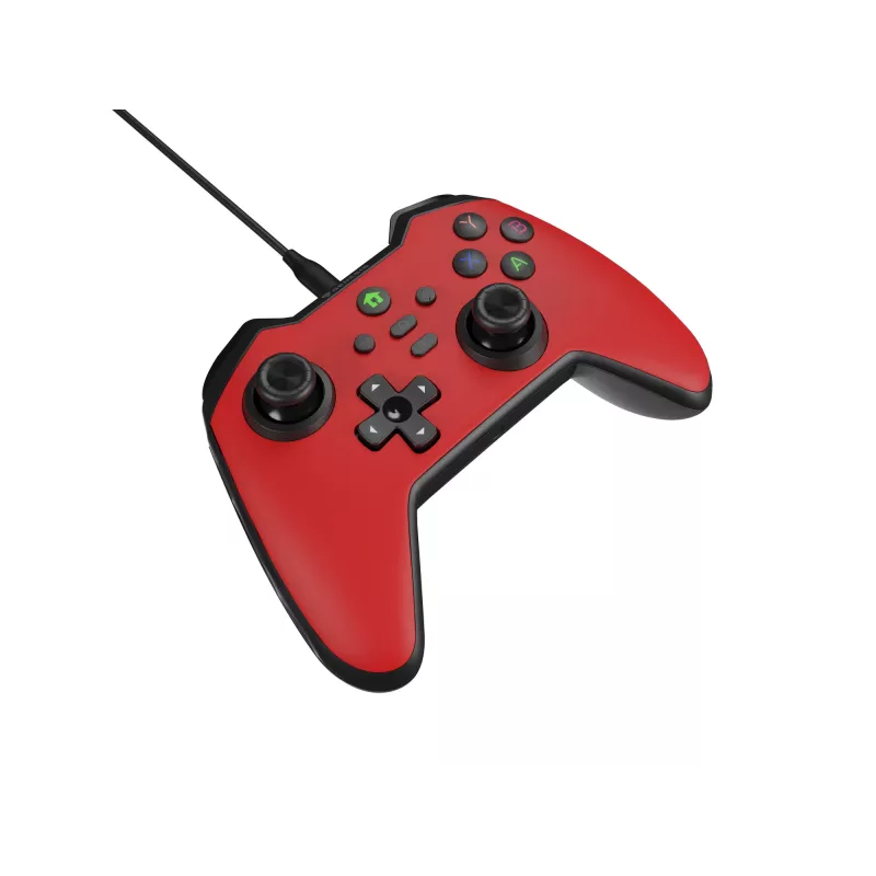 GENESIS Mangan 300 Punane USB mängupult Analoog/Digitaal Android, Nintendo Switch, PC