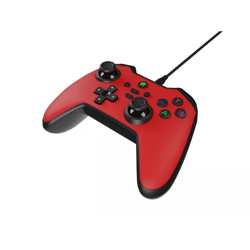 GENESIS Mangan 300 Punane USB mängupult Analoog/Digitaal Android, Nintendo Switch, PC