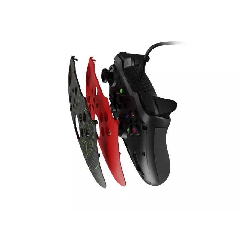 GENESIS Mangan 300 Punane USB mängupult Analoog/Digitaal Android, Nintendo Switch, PC