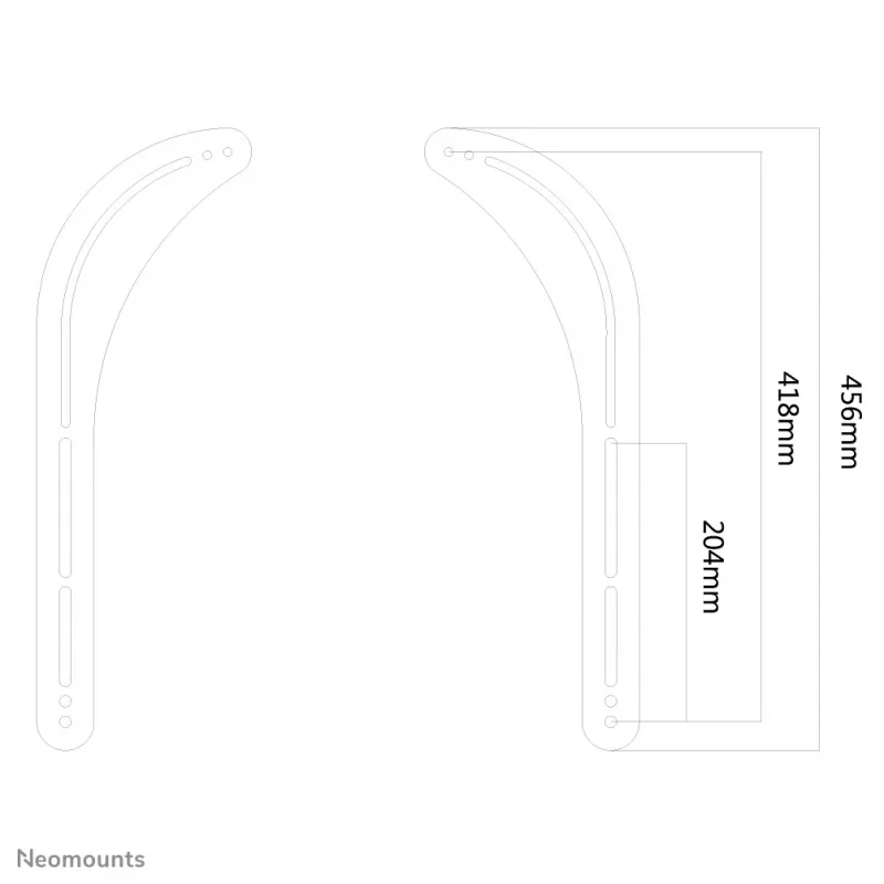 Neomounts NS-SB100 Sonos heliriba hoidik - max 15 kg - ekraani paigaldus