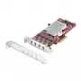 StarTech.com 4-pordiline USB USB-C PCIe kaart, USB 3.2 10Gbps, USB-C PCI Express laienduskaart, 4x sõltumatut USB-kontrollerit, Windows/Linux/macOS, TAA-le vastav