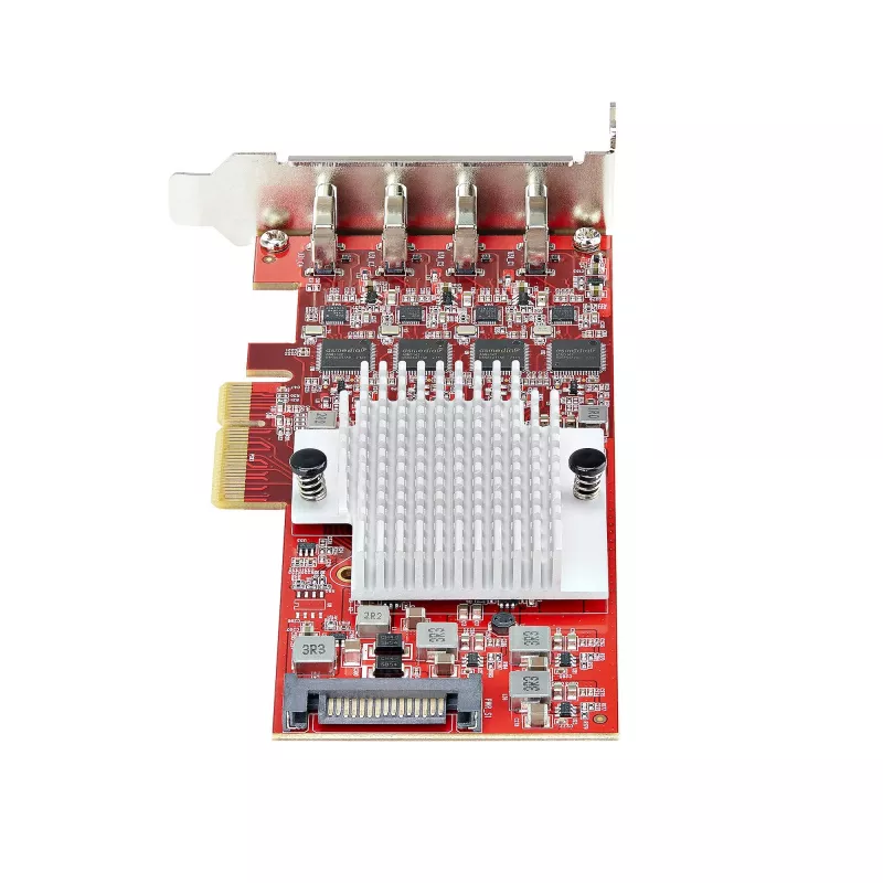 StarTech.com 4-pordiline USB USB-C PCIe kaart, USB 3.2 10Gbps, USB-C PCI Express laienduskaart, 4x sõltumatut USB-kontrollerit, Windows/Linux/macOS, TAA-le vastav