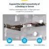 StarTech.com 4-pordiline USB USB-C PCIe kaart, USB 3.2 10Gbps, USB-C PCI Express laienduskaart, 4x sõltumatut USB-kontrollerit, Windows/Linux/macOS, TAA-le vastav