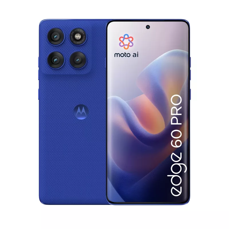 Motorola edge 60 pro 16,9 cm (6,67 tolli) Dual SIM Android 15 5G USB Type-C 12 GB 512 GB 6000 mAh Sinine