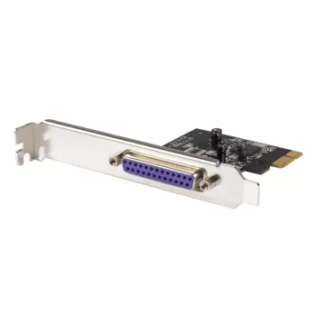 StarTech.com 1-pordiline paralleel-PCIe-kaart - PCI Expressi ja DB25 paralleeladapteri kaart - lauaarvuti laiendus-LPT-kontroller printeritele, skanneritele ja plotteritele - SPP/ECP - standardne/madalprofiil