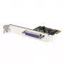 StarTech.com 1-pordiline paralleel-PCIe-kaart - PCI Expressi ja DB25 paralleeladapteri kaart - lauaarvuti laiendus-LPT-kontroller printeritele, skanneritele ja plotteritele - SPP/ECP - standardne/madalprofiil