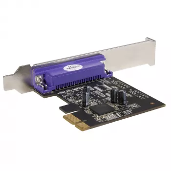 StarTech.com 1-pordiline paralleel-PCIe-kaart - PCI Expressi ja DB25 paralleeladapteri kaart - lauaarvuti laiendus-LPT-kontroller printeritele, skanneritele ja plotteritele - SPP/ECP - standardne/madalprofiil