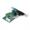StarTech.com 2-pordine PCI Express RS232 jadaliidese adapterkaart - PCIe RS232 jadaliidese hostkontrolleri kaart - PCIe kahele jadaliidesele DB9 kaart - 16950 UART - laienduskaart - Windows ja Linux