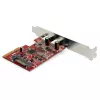StarTech.com 2-pordiline USB 3.2 Gen 2 PCIe-kaart, USB-C 10Gbps SuperSpeed PCI Express 3.0 x4 kontrollerkaart, USB-C adapterkaart, ainult andmeedastus, Windows/macOS/Linux, TAA