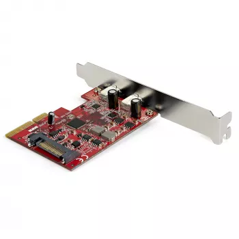 StarTech.com 2-pordiline USB 3.2 Gen 2 PCIe-kaart, USB-C 10Gbps SuperSpeed PCI Express 3.0 x4 kontrollerkaart, USB-C adapterkaart, ainult andmeedastus, Windows/macOS/Linux, TAA