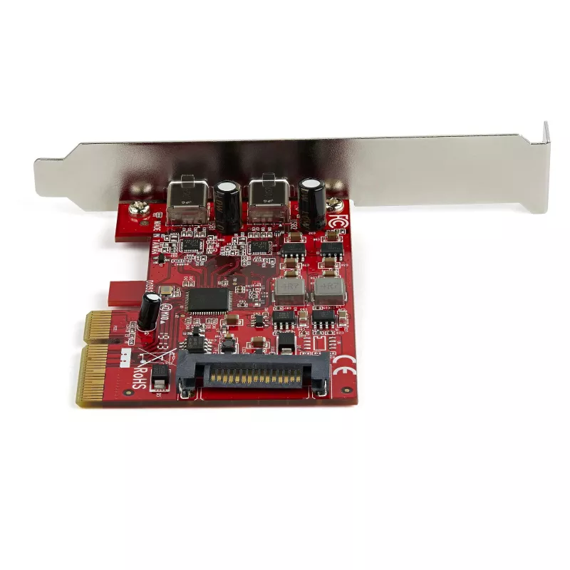 StarTech.com 2-pordiline USB 3.2 Gen 2 PCIe-kaart, USB-C 10Gbps SuperSpeed PCI Express 3.0 x4 kontrollerkaart, USB-C adapterkaart, ainult andmeedastus, Windows/macOS/Linux, TAA
