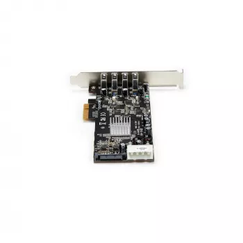 StarTech.com 4 pordiga USB 3.0 PCIe kaart, 4 pühendatud 5 Gbps kanaliga (USB 3.1 Gen 1) – UASP – SATA / LP4 toide – PCI Express adapterkaart