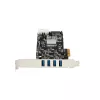 StarTech.com 4 pordiga USB 3.0 PCIe kaart, 4 pühendatud 5 Gbps kanaliga (USB 3.1 Gen 1) – UASP – SATA / LP4 toide – PCI Express adapterkaart