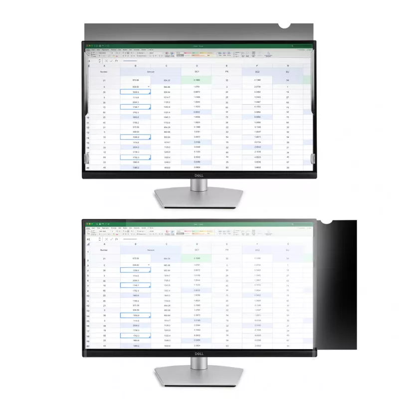 StarTech.com Monitor Privacy Screen for 23.8 inch Display - Computer Screen Security Filter - Blue Light Reducing Screen Protector Film - 16:9 Widescreen -Matte/Glossy - +/-30 Degree