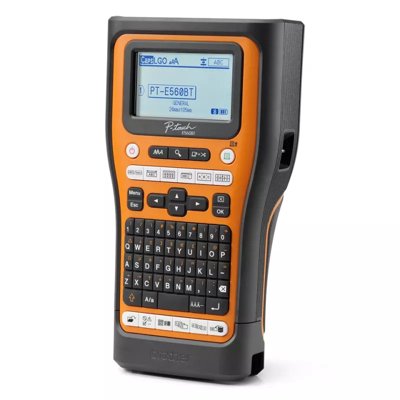 Brother PT-E560BTSP etikettprinter Termosiire 180 x 180 DPI 30 mm/s Juhtmega ja juhtmevaba HSE/TZe Bluetooth QWERTY